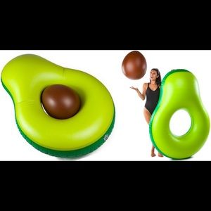 Giant Avocado Pool Float with Pit